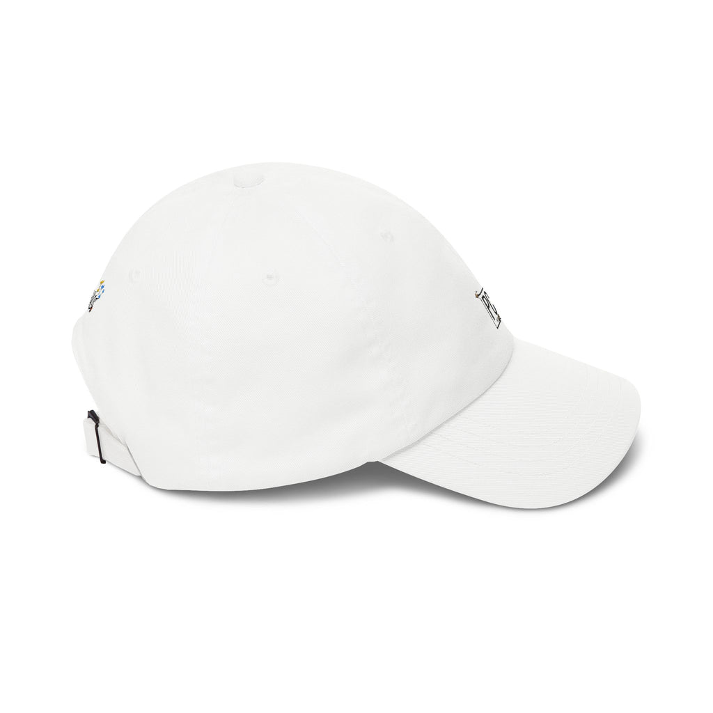 Dad Cap — 'PC' floral Logo & "Poetic Chaos" Embroidered Casual Baseball Hat