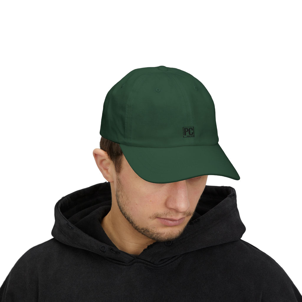 Poetic Chaos Classic Dad Cap — Minimal PC Logo Baseball Hat