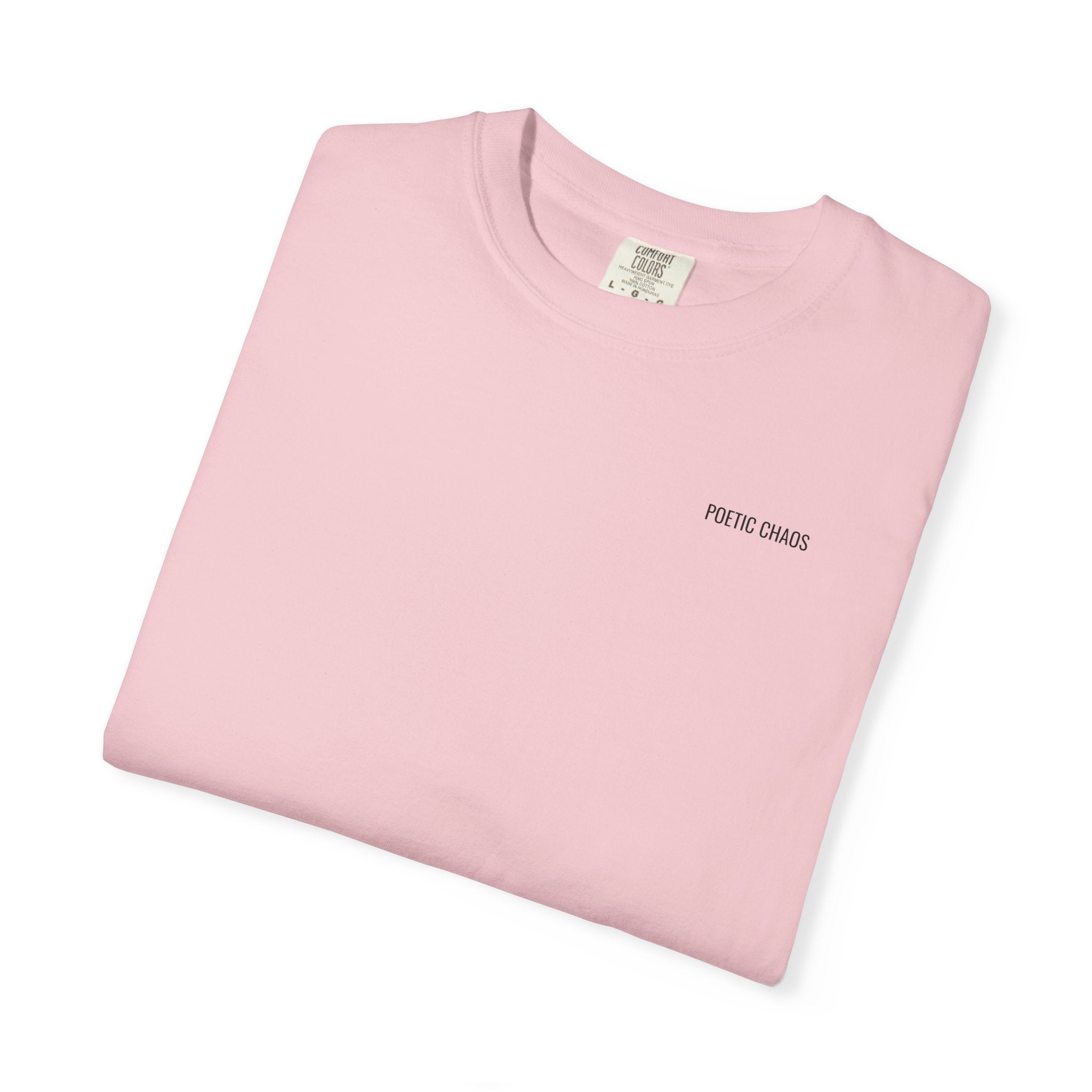 Poetic Chaos minimal t-shirt
