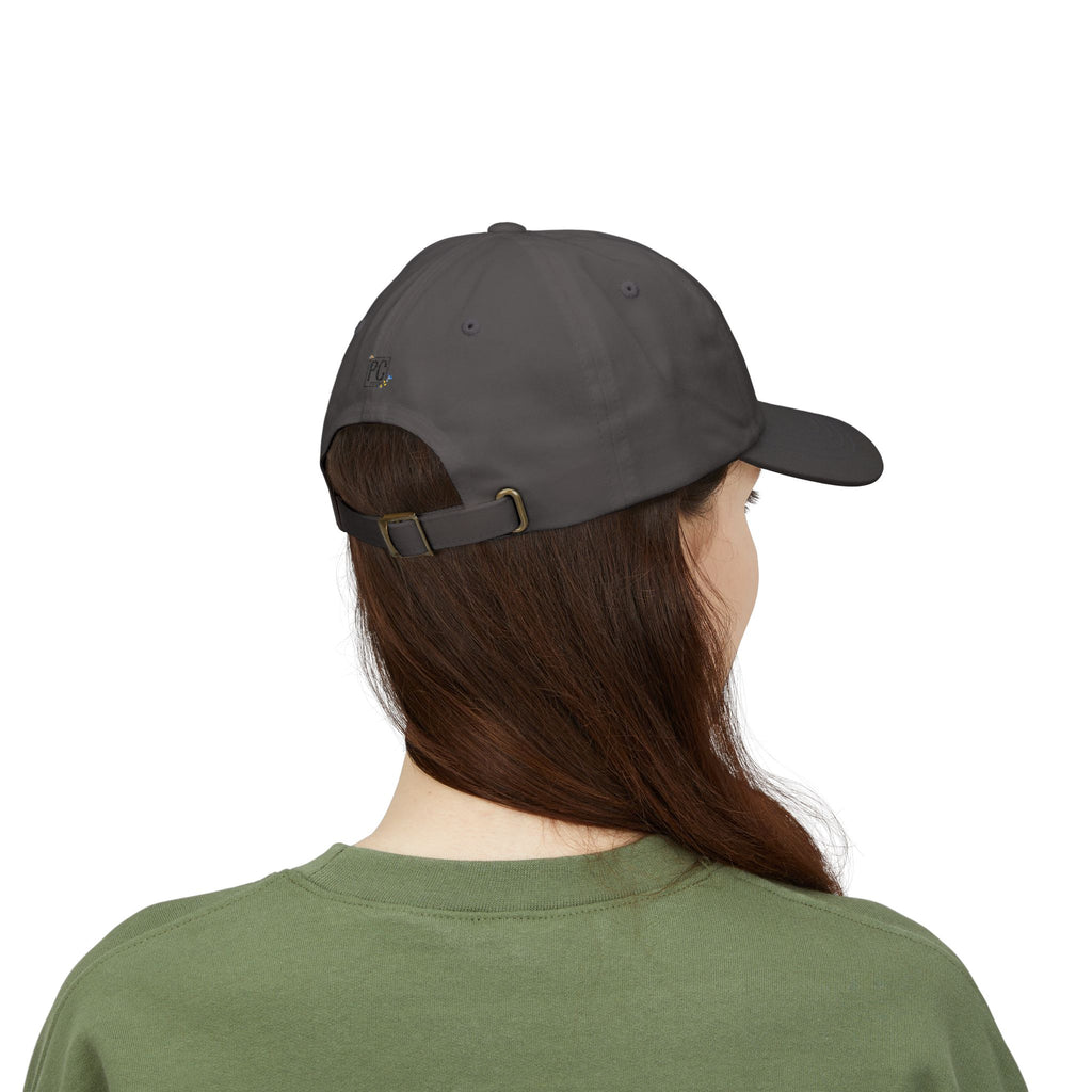 Dad Cap — "Poetic Chaos" Embroidered Floral Dad Hat