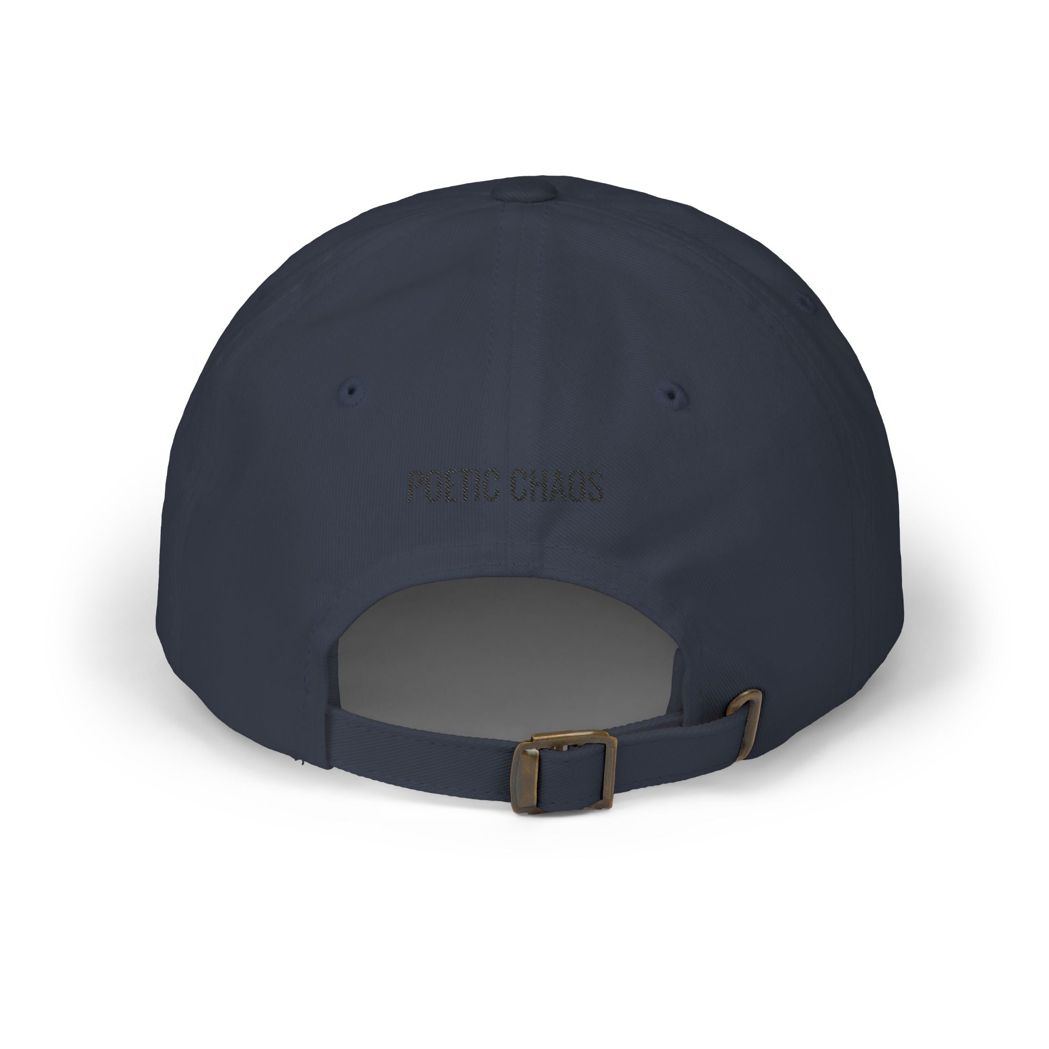 Poetic Chaos Classic Dad Cap — Minimal PC Logo Baseball Hat