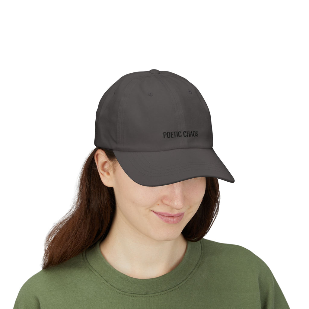 Poetic Chaos Dad Cap - Minimal Embroidered Baseball Hat
