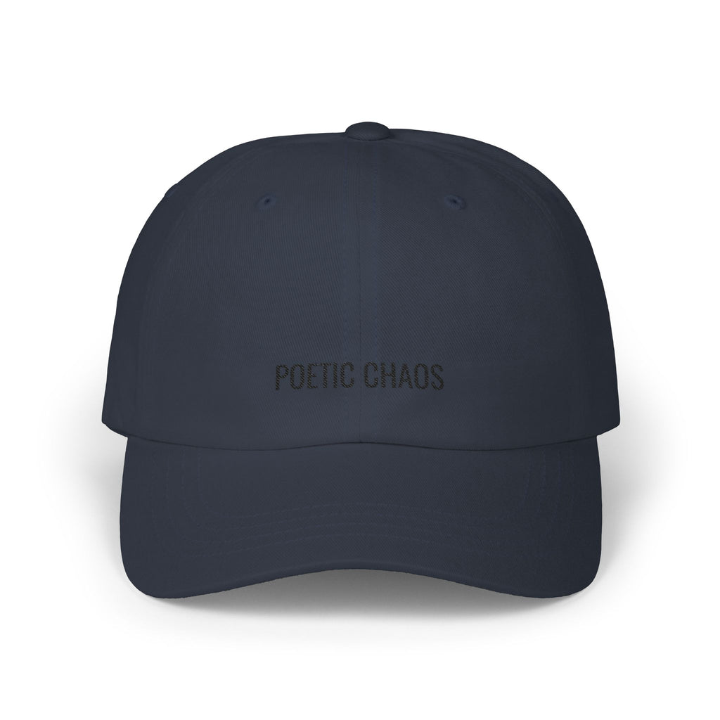 Poetic Chaos Dad Cap - Minimal Embroidered Baseball Hat