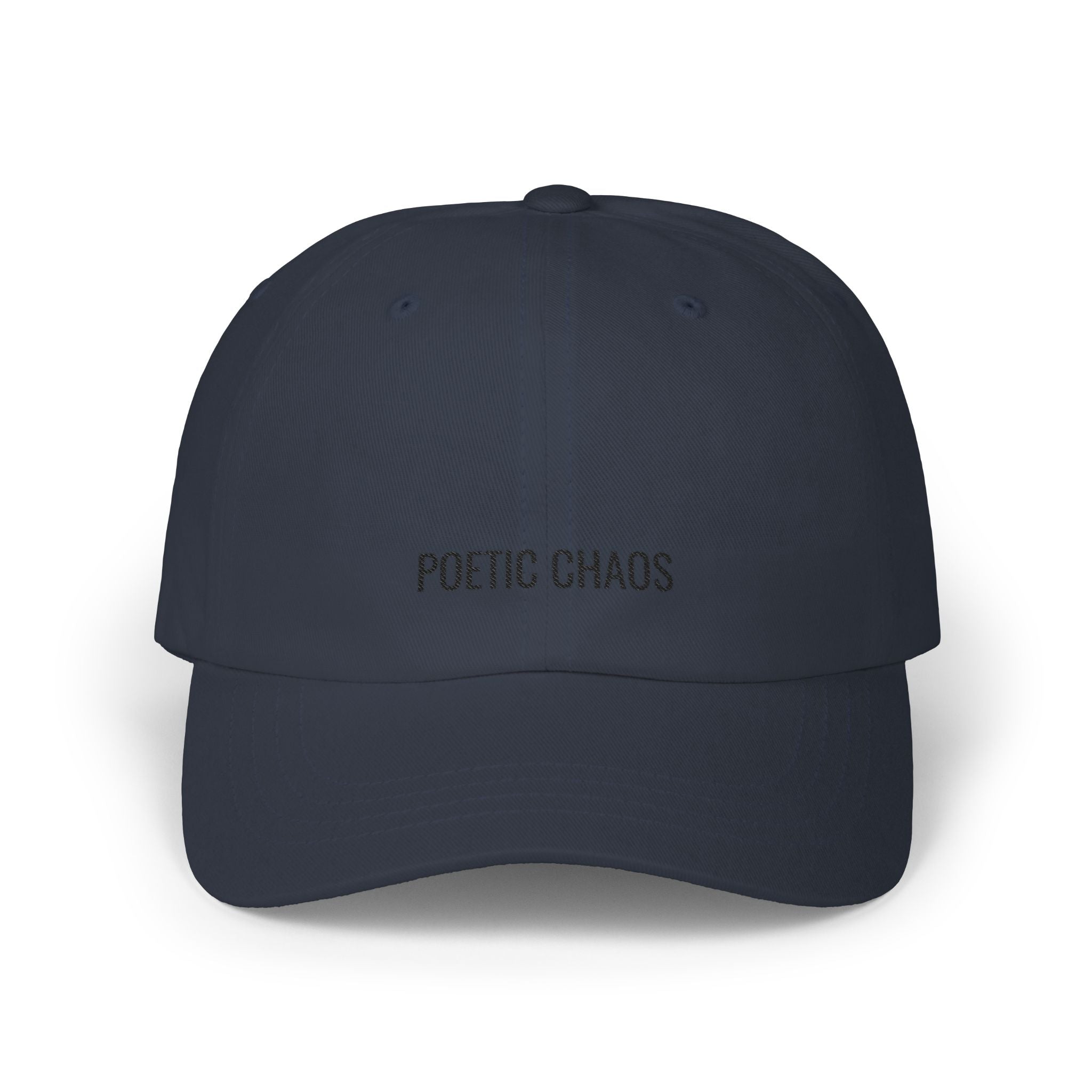 Poetic Chaos Dad Cap - Minimal Embroidered Baseball Hat