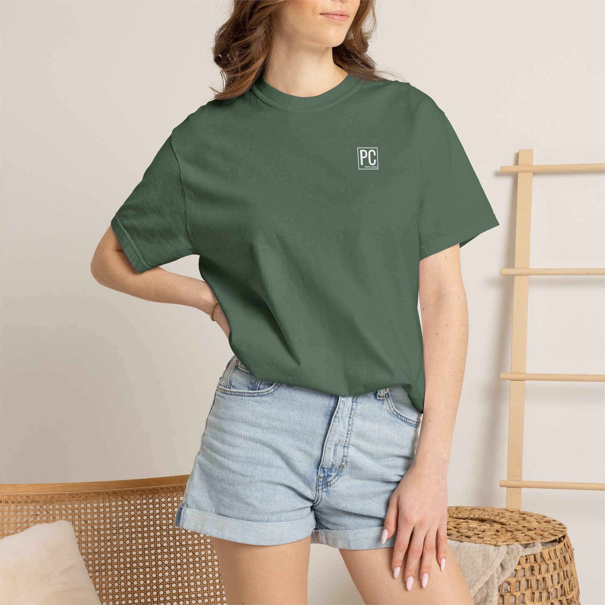 Poetic Chaos minimal t-shirts white label