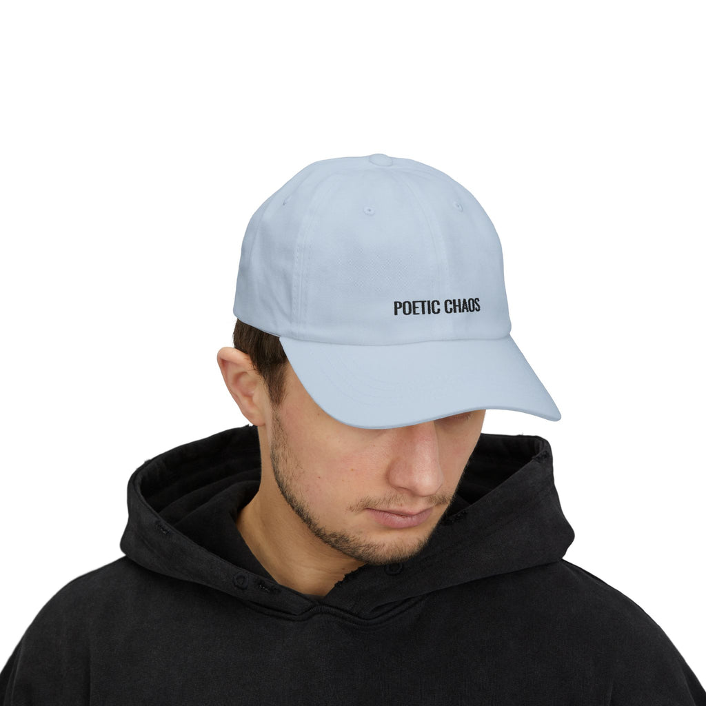 Poetic Chaos Dad Cap - Minimal Embroidered Baseball Hat